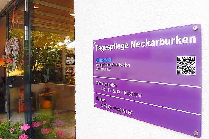 Eingangsbereich der Tagespflege Neckarburken Eingangsbereich der Tagespflege Neckarburken