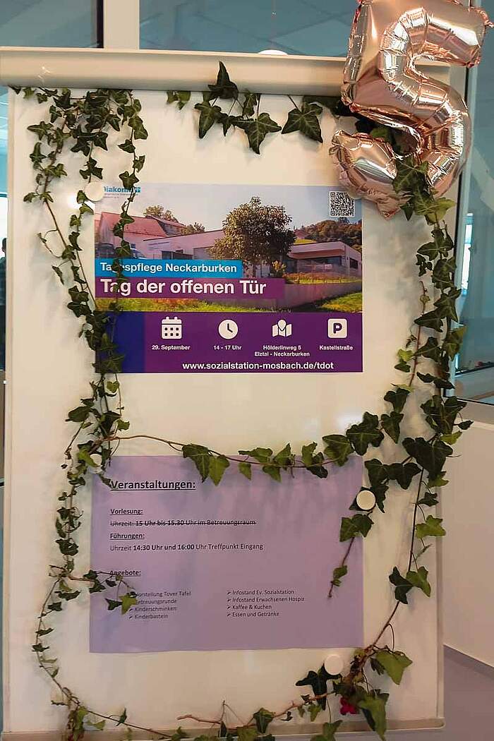 Willkommen zum Tag der offenen Tür der Tagespflege Neckarburken Willkommen zum Tag der offenen Tür der Tagespflege Neckarburken